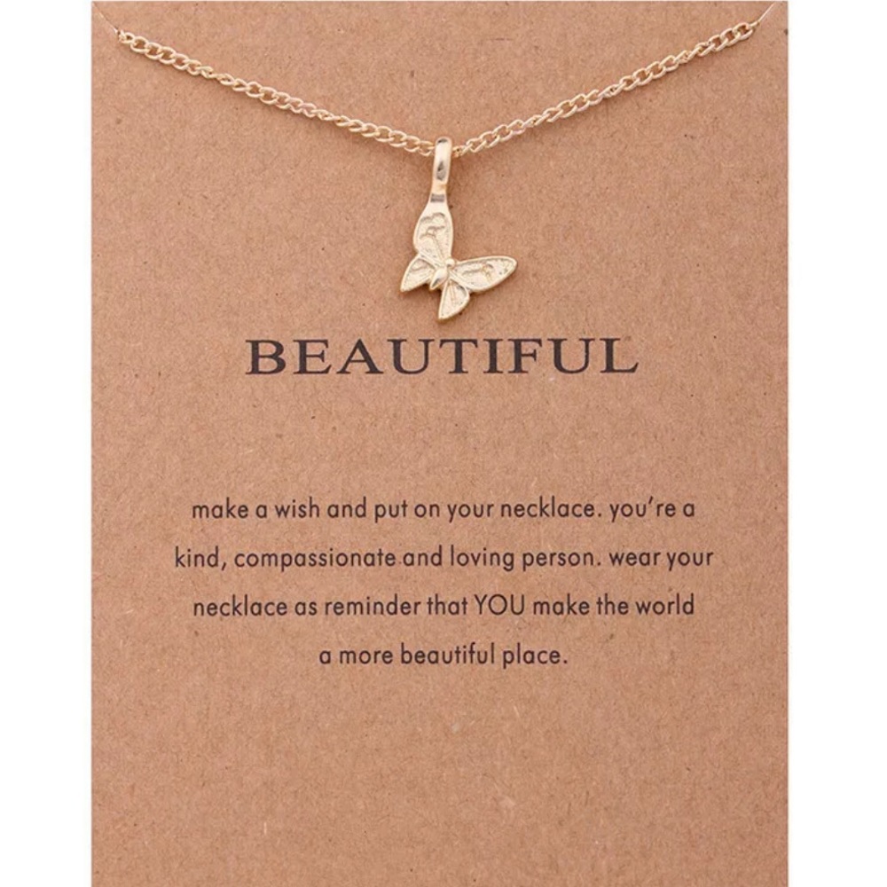 🦋 Beautiful butterfly charm Necklace
